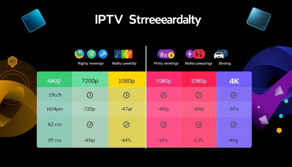 IPTV Streaming Quality Comparison