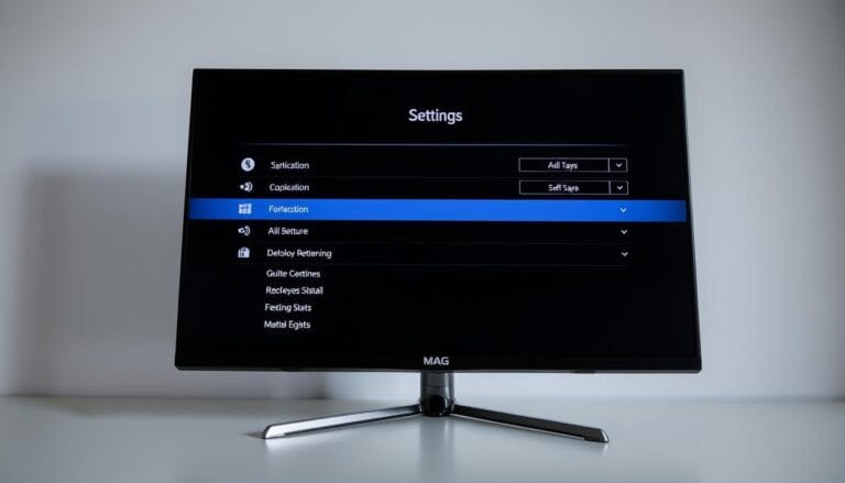 iptv mag box settings